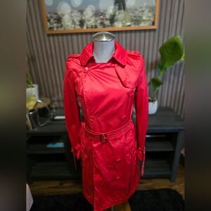 PRE OWED WOMENS BURBERRY  TRENCH COAT -Size 2 US/4UK